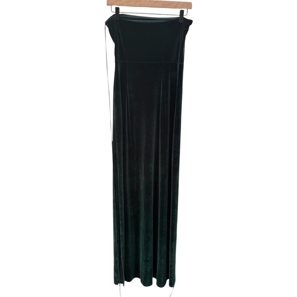 Lucy in the Sky Velvet Maxi Dress in "Emerald Green" Holiday Size M - Picture 7 of 11